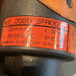 2x ifm efector IBE2020-FROG Induktiver Sensor / Näherungsschalter2