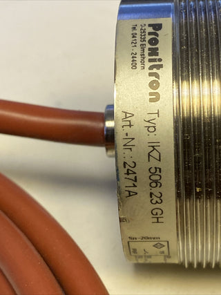 Proxitron IKZ - BES-IKZ-506.23-GH hoch / BES--506.23-GH hohe Temperatur Sensorbi4