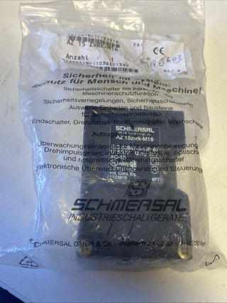 Schmersal AZ 15-ZVRK-M16 Sicherheitsschalter – NEU & OVP – Positionsschalter