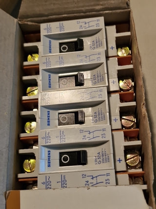 5x Siemens 5SN1 NG32A / 5SN2 NG10A Leitungsschutzschalter – 32A / 10A – Neu2