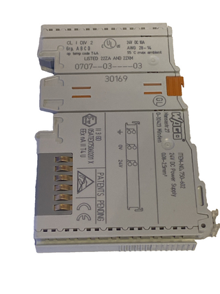 WAGO 750-602  24V DC Power Supply 0,08-2,5mm0