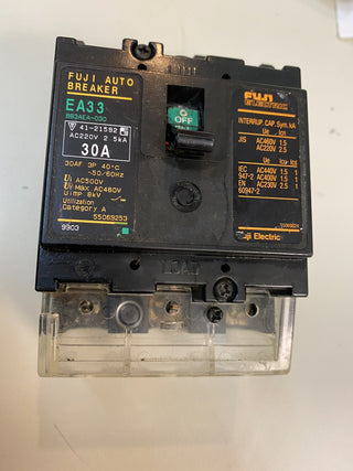 Fuji Electric EA33 Auto Breaker 30A | 3-polig | Kompaktleistungsschalter MCCB0