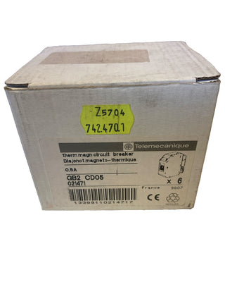 6x SCHNEIDER ELECTRIC GB2-CD051
