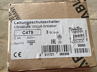 ABL Sursum C4T9 Leitungsschutzschalter, Sicherungsautomat 400V1