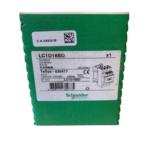 Schneider Electric LC1D18BD – Leistungsschütz 7,5 kW / 24V DC0