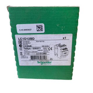 Leistungsschütz LC1D 3p, +1S+1Ö, 5.5 kW, 12 A, 400 V AC3, Spule 24 V DC Schneide0