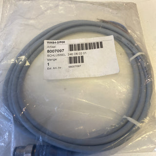 AL-WAK4-2-AL-WAS4/P00 | M12/M12-Kabel, 4p, Buchse 0°/Stecker 0°, 2 m, PVC0