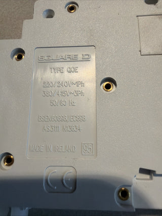Square D QOE C20 Leitungsschutzschalter 20A Typ C 10kA – 5x neu2