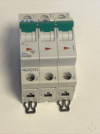 PLS6-C6/3-MW 242943 Y7-242943 EATON ELECTRIC Überstromschalter, 6A, 3 polig, Typ5