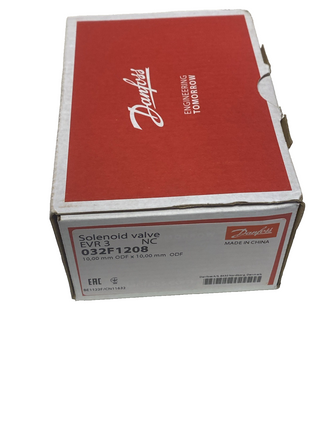 Danfoss Magnetventil EVR3 Löt 10mm NC 032F1208 NEU1