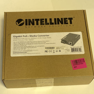 766623508209 Medienkonverter GB PoE+ 1000Base-T RJ45 zu 1000Base-LX SC SM No nam0
