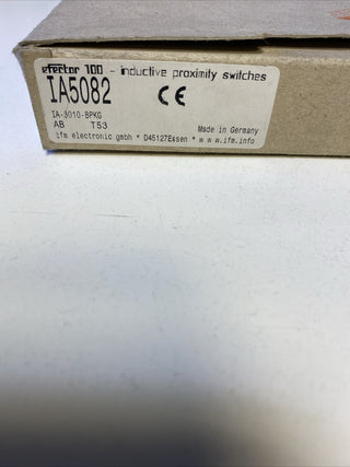 ifm IA5082 Induktiver Sensor – IA-3010-BPKG – 10mm – NEU & OVP3