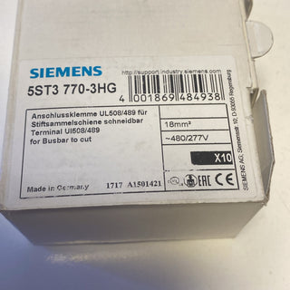SIEMENS 5ST3770-3HG Anschlussklemme Einspeiseklemme 35mm² 115A 1000V NEU1