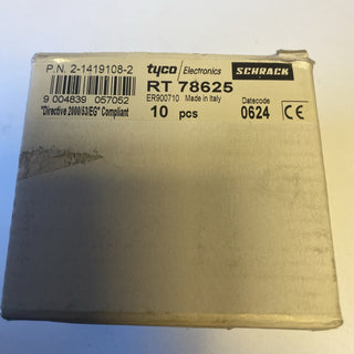 10x Schrack RT78625 Relaissockel – NEU & OVP0