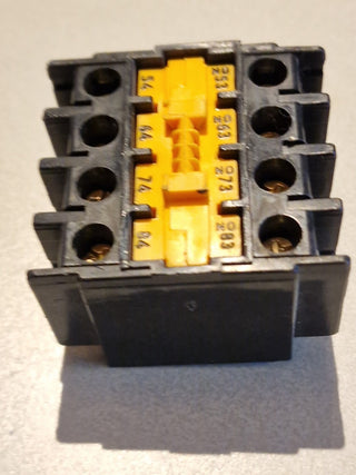 Telemecanique Hilfsschütz LA1-D40 A65 auxiliary contact block LA1-D40A65 4NO#21
