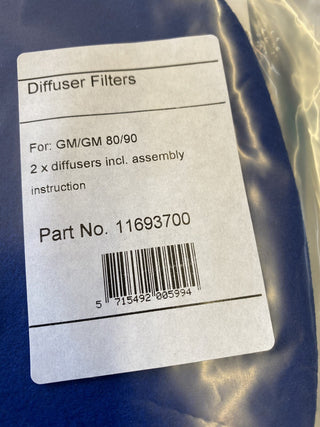 2x Original Nilfisk Abluftfilter / Diffusor (11693700) – NEU & OVP0