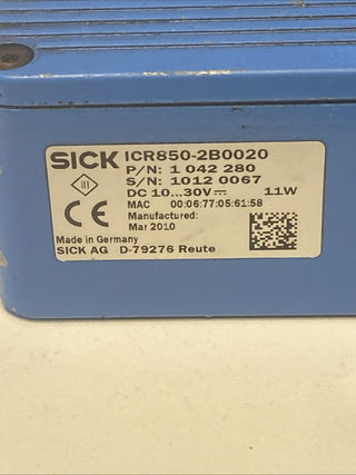 SICK ICR850-2B0020 Barcodescanner 1D/2D Codeleser | Geprüft & Funktionsfähig1