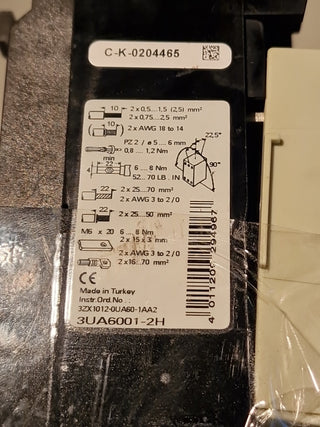 Siemens 3UA6000-2H 55-80A3