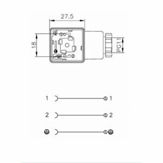 100x Ventilstecker KA132000B1 Gerätesteckdose Bauform A – neu mit OVP2