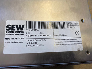 SEW Eurodrive MOVISAFE 100A UCS31A – Sicherheitsmodul – 18201512 – Top Zustand5