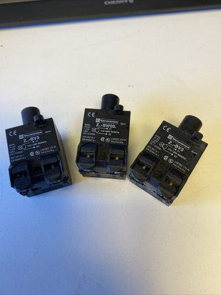 3x Telemecanique ZBV-3 Kontakt Z.. -BV3-KARTON0