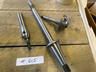 Werkzeug-Konvolut Fräsmaschine: SK40 Fräsdorn lang, MK-Adapter + Fräser & Zubehö0