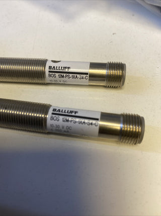 2x Balluff Optischer Sensor BOS 12M-PS-1XA-S4-C M12-Gehäuse PNP NEU1