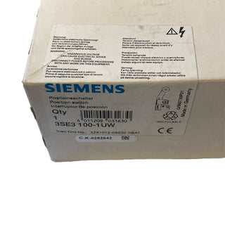 SIEMENS 3SE3100-1UW POSITIONSSCHALTER3