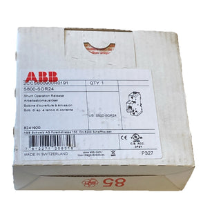 ABB S800-SOR24 Shunt Release 24V AC/DC A120831 neu2