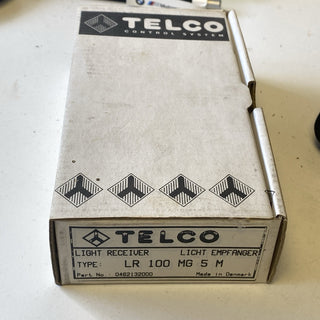 Telco Sensors LR 100 MG 5 M Lichtschranken Empfänger M12 5m Kabel NEU OVP