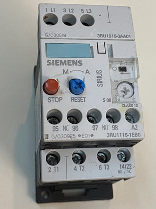 Siemens SIRIUS 3RU1116-1EB0 Überlastrelais (Gebraucht)3