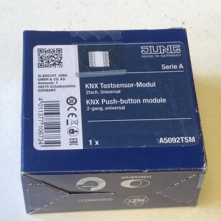 Jung A5092TSM KNX Tastsensor-Modul Universal 2fach F50 AS/A – neu mit OVP2