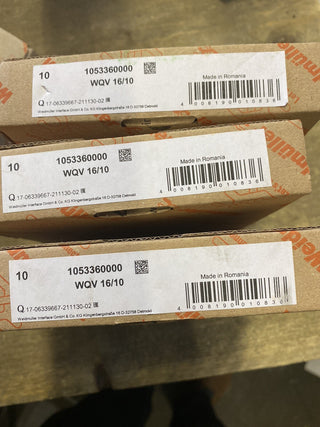 10x Weidmüller WQV 16/10 Querverbinder 10-polig 1053360000 - NEU & OVP (1 VPE)2