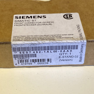 Siemens SIMATIC S7-400 Frontstecker 6ES7492-1AL00-0AA0 – NEU & OVP0