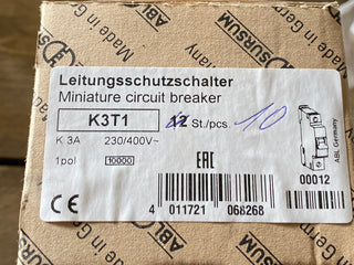 ABL Sursum K3T1 Leitungsschutzschalter 1P 3A 230/400V neu1