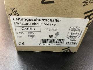 ABL SURSUM C10S3 Leitungsschutzschalter 10A 3-polig Charakteristik C | NEU0