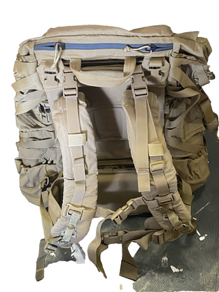 Original USGI USMC FILBE Pack System Rucksack Komplett Coyote Brown Marine Corps