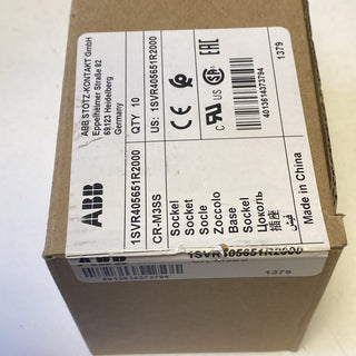 5x ABB Standardsockel CR-M3SS Relaissockel 1SVR405651R2000 Standardsockel3