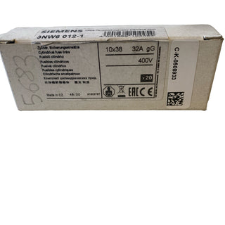 Siemens 3NW6012-1 Zylindersicherung 10x38mm 32A gG 400V neu