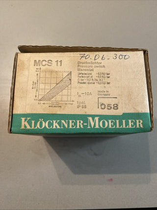 Klöckner Moeller MCS 11 Druckwächter Druckschalter MCS11 Eaton NEU & OVP