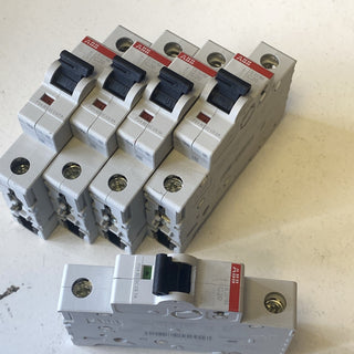 5x ABB S201M-C20 Sicherungsautomat 20A 1-polig 10kA – NEU & UNGEBRAUCHT