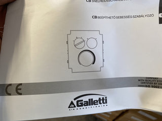 Drehzahlschalter an Bord Galletti CB - EYCB2