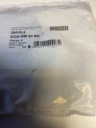 Conta-Clip KDS-GM 50 BK Geteilte Gegenmutter M50 Schwarz 28620.4 – 5 Stück Neu1