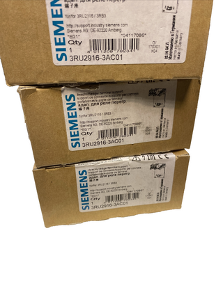 Einzelaufstellungsträger Siemens SIRIUS 3RU2916-3AC010