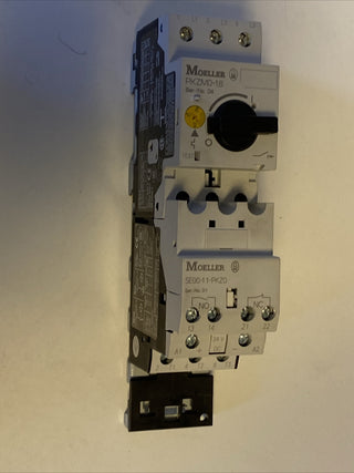 Moeller PKZM0-1,6 Motorschutzschalter 1,0-1,6A + Hilfsschalter SE00-11-PKZ08