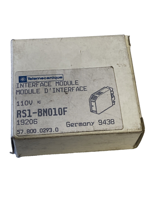 Telemecanique RS1-BN010F Schnittstellenmodul Interface Relais 110V AC/DC – NEU1