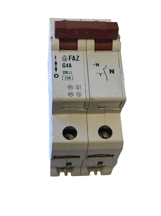 Eaton Moeller FAZ-G4/2 Leitungsschutzschalter | 2-polig 4A | BS 3871 | Gebraucht1