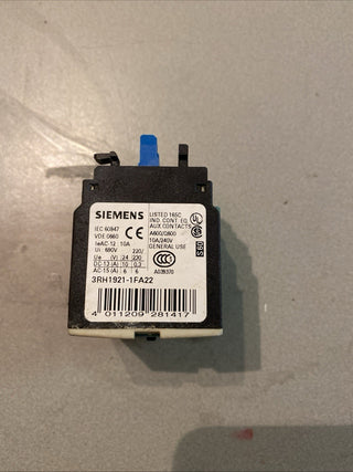 Siemens SIRIUS Hilfsschalterblock 3RH1921-1FA22 – NEU & OVP
