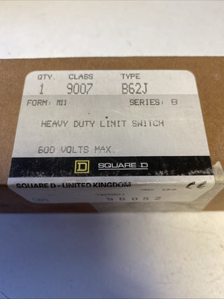 Square D 9007-B62J Endschalter / Limit Switch – Wobble Stick – NEU & OVP1