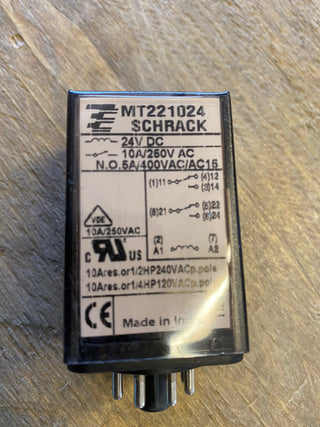 Schrack MT221024 Multimode Relais 24VDC 2 Wechsler 8-pol neu6